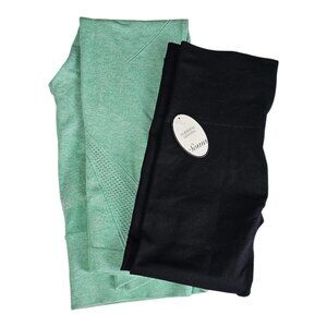Bundle Leggings Size Large Green All In Motion And Black Soma Athletic